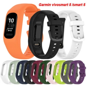 Silicone Straps For Garmin Vivosmart 5 /Smart 5 Watch Band Quick Release Unisex - Picture 1 of 59