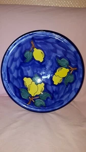 Schale Obstschale Keramik Deko - Schale orientalische Handarbeit Tunesien 32 cm - Bild 1 von 12