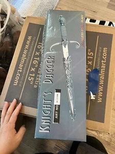 Knights Dagger Art No.H1144 Stainless Sharp Detailed Medieval Blade - Picture 1 of 5