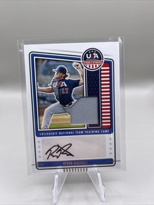 2023 Panini Stars & Stripes River Ridings USA Baseball Autograph Jersey Relic