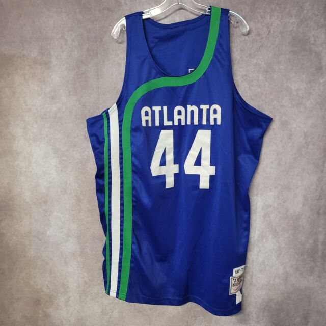 Men's Mitchell & Ness Pete Maravich Green Atlanta Hawks 1976/77 Hardwood Classics Swingman Jersey