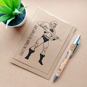 Lustig He Man Geburtstagskarte - Heman Masters of the Universe Geburtstagskarte - Bild 1 von 3