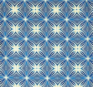 Fabric Upholstery Drapery Waverly Bohemia Sapphire Poetic Wanderlust Blue EE39 - Picture 1 of 1