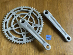 Vintage Stronglight 93 Crankset 170mm 122 BCD Road Double 52t/45t Modele Depose - Picture 1 of 5