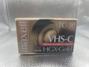 Maxell hochwertige VHS-C HGX-Gold TC-30 Videokassette - Bild 1 von 7