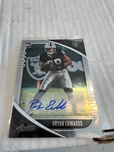 Bryan Edwards 2020 Panini Absolute Rookie Auto #112 - Picture 1 of 1