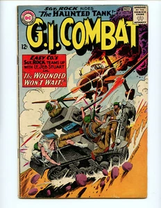 G.I. Combat 108 Sgt. Rock crossover Plane vs. tank! Kubert. Soild copy. - Picture 1 of 2