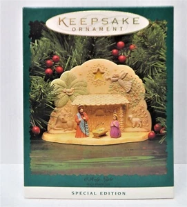 Hallmark 1996 O Holy Night Nativity Mini Keepsake Ornament 4 Pc Set-Sp. Edition - Picture 1 of 11