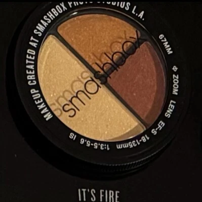 SMASHBOX “ IT’S FIRE” PHOTO EDIT EYE SHADOW TRIO  NEW 0.11oz - Image 1 of 4