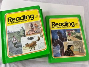 LOT ~ 7 Copies ~ Reading for Christian Schools 1-2 by Bob Jones University GOOD - Picture 1 of 12