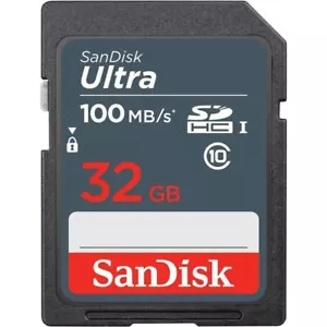 SanDisk Ultra Lite SDHC 100MBs Class 10 UHS-I 32GB SDSDUNR-032G-GN3IN - Picture 1 of 6