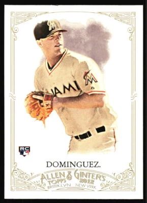2012 Topps Allen & Ginter Matt Dominguez Rookie #344 Miami Marlins - Image 1 of 2
