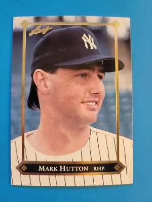 1992 Leaf Gold Rookies #BC6 Mark Hutton New York Yankees - Image 1 of 2