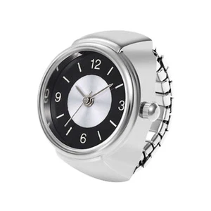Dial Quartz Analog Watch Creative Steel Cool Elastic Quartz Finger Ring Watch - Picture 1 of 10