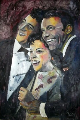 JUDY GARLAND FRANK SINATRA DEAN MARTIN! ¡PAQUETE DE RATAS! ARTE ORIGINAL Marcelo Neira Foto 1 de 4