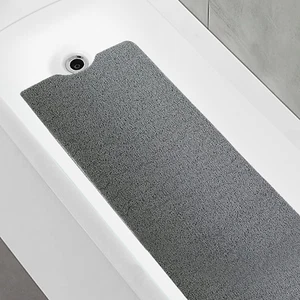Bathtub Mat Non Slip Shower Soft PVC Loofah Bath Tub Mats for Bathroom 16X40Grey - Picture 1 of 7
