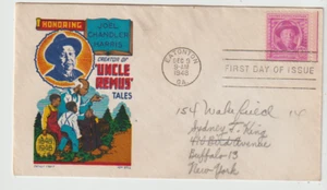 Scott # 980 Craft FDC / Ken Boll Cachet / indirizzato Joel Chadler Harris - Foto 1 di 1