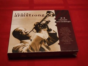 Louis Armstrong 24 Classic Recordings 2x CD Box Set 2000 Got Rhythm Misbehavin' - Imagen 1 de 6