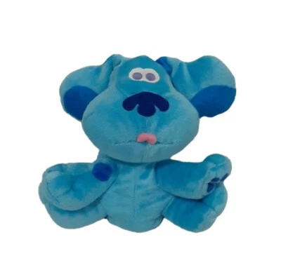 Peluche Fisher Price Blues Clues Marioneta Perro Peluche 2001 Cachorro Azul Foto 1 de 4