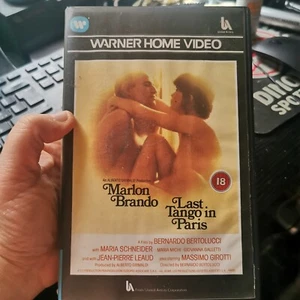 last tango in paris rare pre cert interest warner bros big box marlon brando vhs - Picture 1 of 7