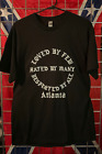 'Loved Hated Respected' Motorcycle Support Black T-Shirt Size M