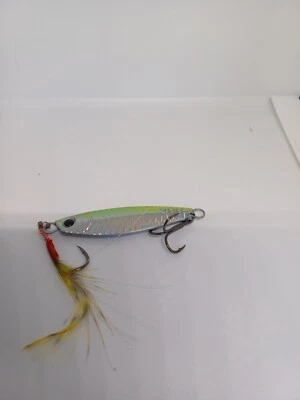 Tackle Bass Hook Lead Casting Metal Fishing Lures Jig Bait Luminous Lure Bait30g - Image 1 of 2