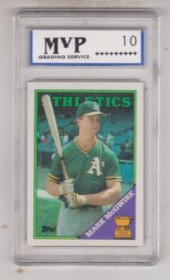 1988 - Topps - Mark McGwire - gema clasificada ¡¡como nueva 10!!! Foto 1 de 2