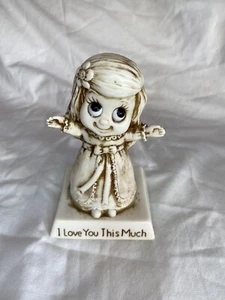 I Love You This Much Vintage Statue 1976 R & W Berries - Picture 1 of 7