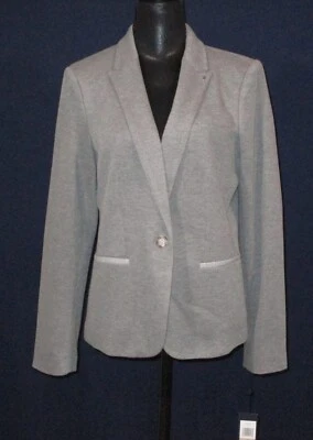 Tommy Hilfiger Women's NWT Size 12 Heather Grey Blazer - Image 1 of 4