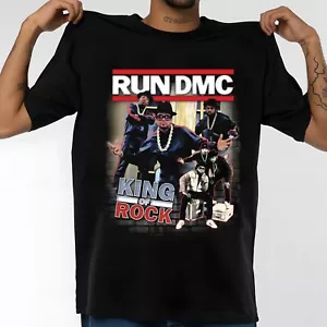 Neu Run Dmc King of Rock Album Baumwolle schwarz S-5XL T-Shirt 1D687 - Bild 1 von 2