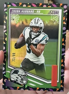 2025 Panini Trick Or Treat - Chuba Hubbard #258 Candy 73 /99 Make Offer - Picture 1 of 2