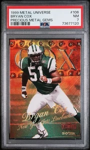 1999 FLEER METAL UNIVERSE PRECIOUS METAL GEMS PMG #106 BRYAN COX /50 PSA 7 POP 2 - Picture 1 of 2