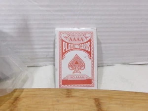 Tarjetas de póker rojas AAAA - Imagen 1 de 7
