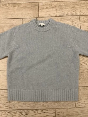 CHUNKY PURE CASHMERE CREW-NECK SWEATER MEN's SIZE SMALL - Image 1 of 3