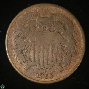 1865 Two Cent Piece - Good Details - Picture 1 of 2