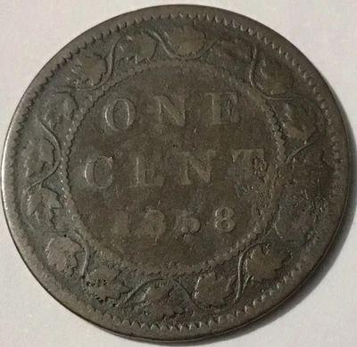 1858 Canada Large Cent - Image 1 of 2