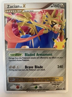 Zacian LV. X SWSH135 SWSH: Sword & Shield Promo Cards Holo Mint - Image 1 of 4