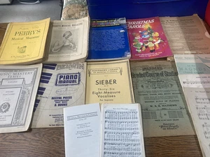 Vintage. 20er - 70er Jahre Konvolut Noten & Notenbücher - 9 Pfund #25-53 - Bild 1 von 13