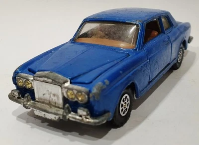 Corgi 280SL ROLLS ROYCE SILVER SHADOW Whizzwheels BLUE Vintage 1/43 diecast - image 1 of 4
