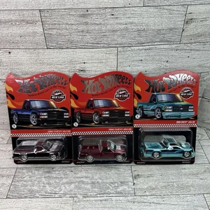 Hot Wheels RLC Exclusive 1990 Chevy 454 SS Black Rat, Red & Teal Lot Of 3 - Picture 1 of 15