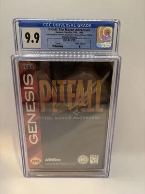 Pitfall: The Mayan Adventure (Sega) Brand New CGC Graded 9.9 Seal A V-overlap - Image 1 of 4