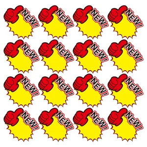 100 Pcs Price Tag Present Tags Stickers Labels for Storage Containers - Picture 1 of 12