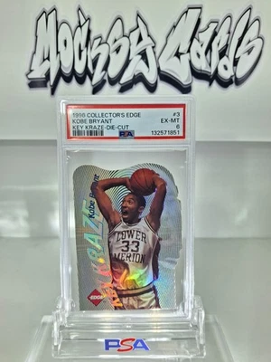 Collector's Edge #3 Kobe Bryant 1996 llave "novato" Kraze troquelado ex-como nuevo 6 Foto 1 de 4