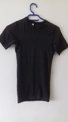 Decathlon Equerea Men's Black Skin Fit Base Layer - Size S/M (See measurements) - Image 1 of 4