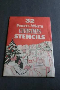Plantillas navideñas blancas Frosti vintage años 50 32 unidades - Imagen 1 de 3