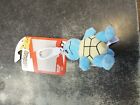 Pokemon Clip On Squirtle Back Pack Clip-On Peluche Neuf 