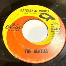 The Beatles Vinyl Phonograph Record Music Board LP vintage Paperback Writer