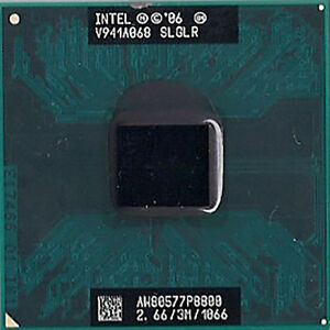 Intel Core 2 Duo P8800 SLGLR 2,66GHz/3Mb/1066FSB Processore CPU Notebook P33