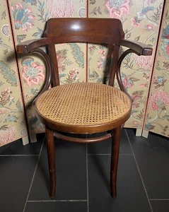 Ein Thonet Antike Schreibtischstuhl Um 1920er/ Made In Rumänien - Bild 1 von 12