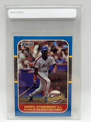 Tarjeta de béisbol 1987 Donruss Highlights Darryl Strawberry #49 como nueva envío gratuito Foto 1 de 3